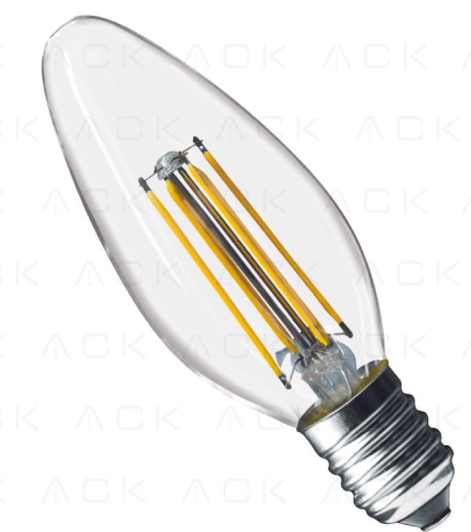 ACK - AA36-00413 დეკორატიული ფილამენტის ნათურა C35 4 ვატი 6500 კანდელი