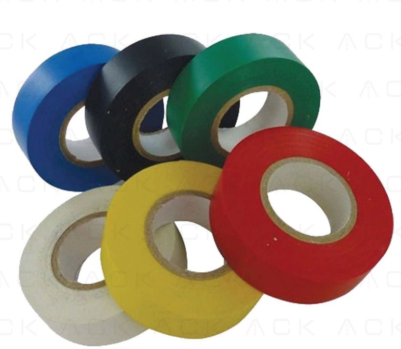 ACK PVC insulation tape yellow, 0.13 х 19 х 10 m