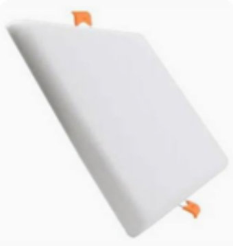 ACK LED პანელი 10 W, თეთრი, რეგულირებადი, ოთხკუთხა, 3000K, IP20
