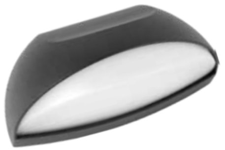 ACK PIRUS B 12 W დეკორატიული ალუმინის კედლის LED სანათი, 3000K, IP54, 1020 ლუმენი, 242x149x129 მმ