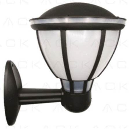 ACK SARDES დეკორატიული კედლის სანათი (PVC), E27, IP54, სიმაღლე 370 მმ