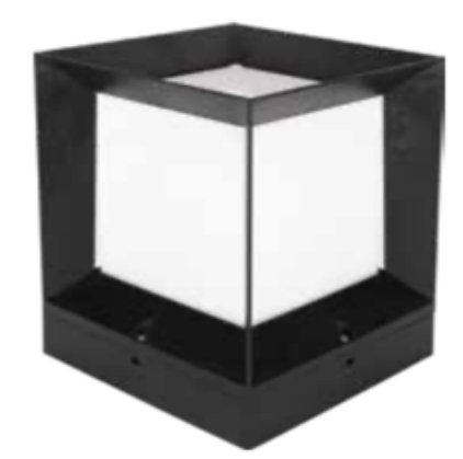 ACK LUNAR დეკორატიული სანათი (PVC), E27, IP54, სიმაღლე 270 მმ