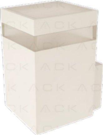 ACK დეკორატიული კედლის LED სანათი 9 W, 3000-4000-6500K, IP65, 800 ლუმენი, თეთრი, 156x79x99 მმ