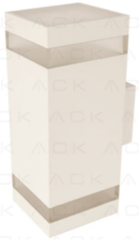 ACK დეკორატიული კედლის LED სანათი 18 W, 3000-4000-6500K, IP65, 1600 ლუმენი, თეთრი, 240x79x99 მმ