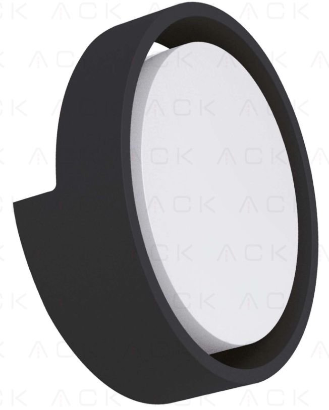 ACK LED-панель 12 Вт круглая 3000K IP54 накладного монтажа, 720 лм, размер 170x110 мм