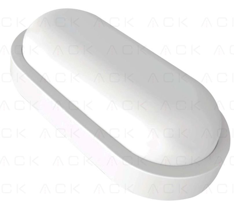 ACK LED-светильник 8 Вт 6500K 600 лм, размер 90 мм x 160 мм x 51 мм, IP54