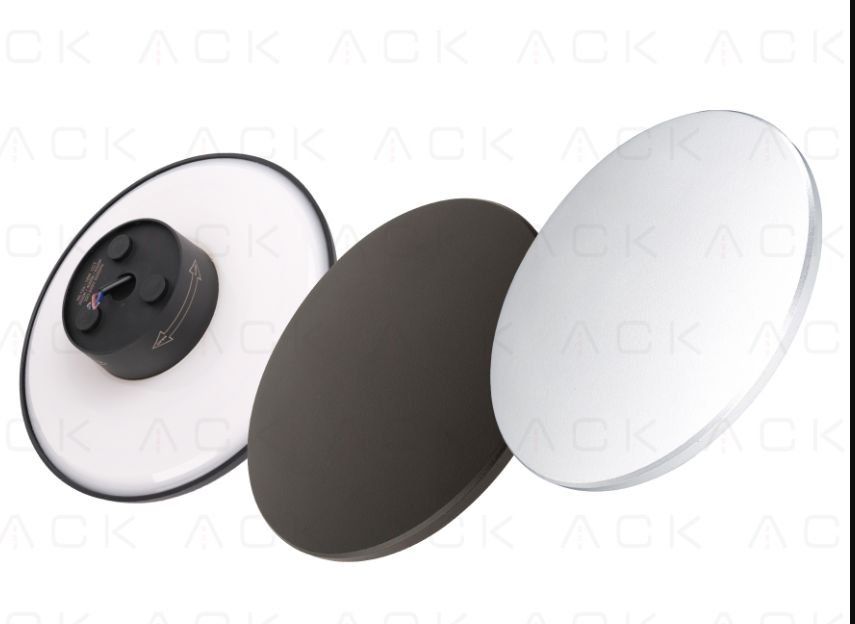 ACK ლედსანათი 9W LED კედლის განათება . 3000K – 4000K – 6500K 1200 ლუმენი განათების კუთხე 120 გრადუსი AC 220 – 240V დაცვის კლასი IP65 ზომა180 х 47 შავი