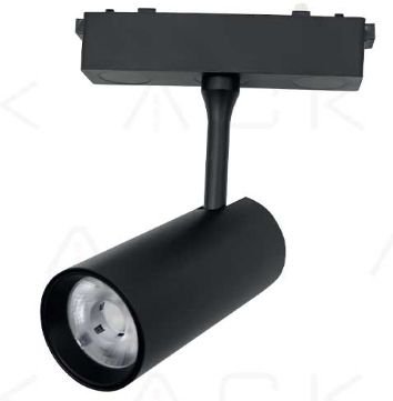 ACK magnetic aluminum LED light 10 W 4000K 900 lm IP20, size 45 mm x 100 mm