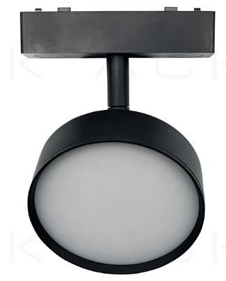 ACK magnetic aluminum LED light 9 W 3000K 630 lm IP20, size 95 mm x 30 mm