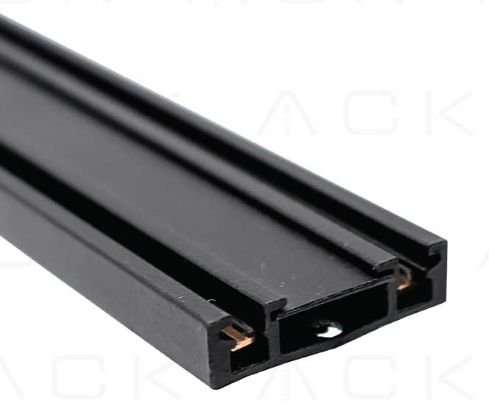 ACK magnetic aluminum track rail 3 m, surface mount