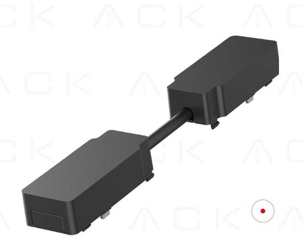 ACK проводной коннектор для тонкого магнитного трека, короткий