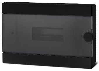 Щит распределительный пластиковый ARS накладной чёрный 12 W DISTRUBITION BOX SURFACE FUSE BLACK
