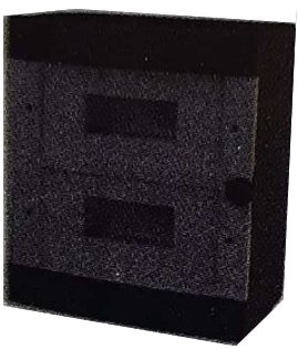 Щит распределительный пластиковый ARS накладной чёрный 24 W DISTRIBUTION BOX SURFACE FUSE BLACK 342599