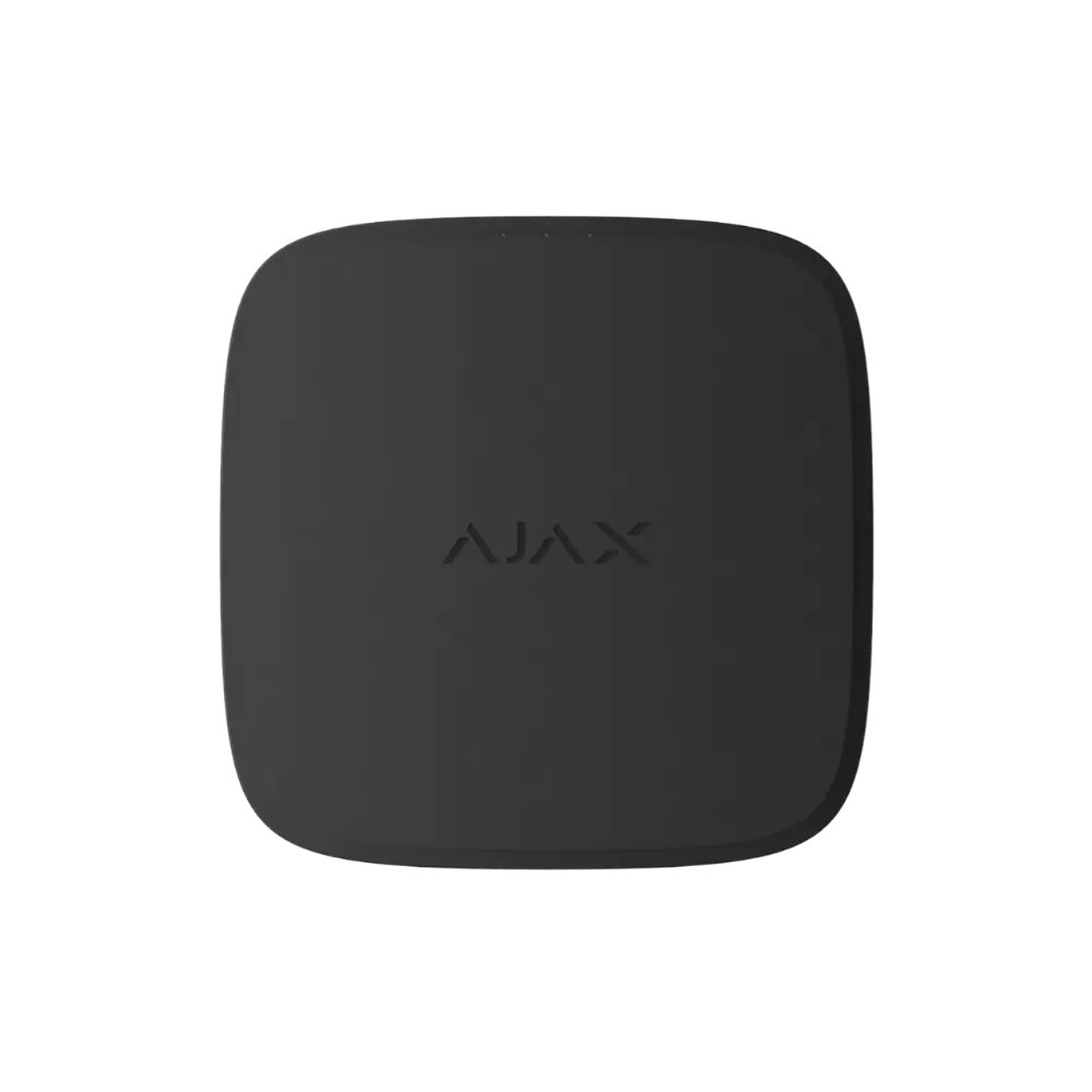 Ajax FireProtect 2 RB (Heat/Smoke/CO) Jeweller — უსადენო კვამლის, ტემპერატურისა და CO-ს დეტექტორი, შავი