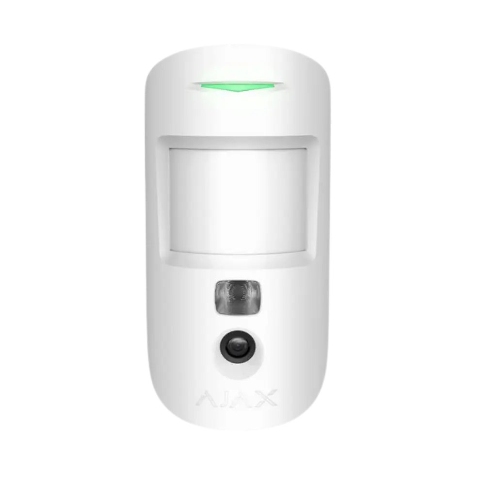Ajax MotionCam Jeweller wireless motion detector with photo camera, white