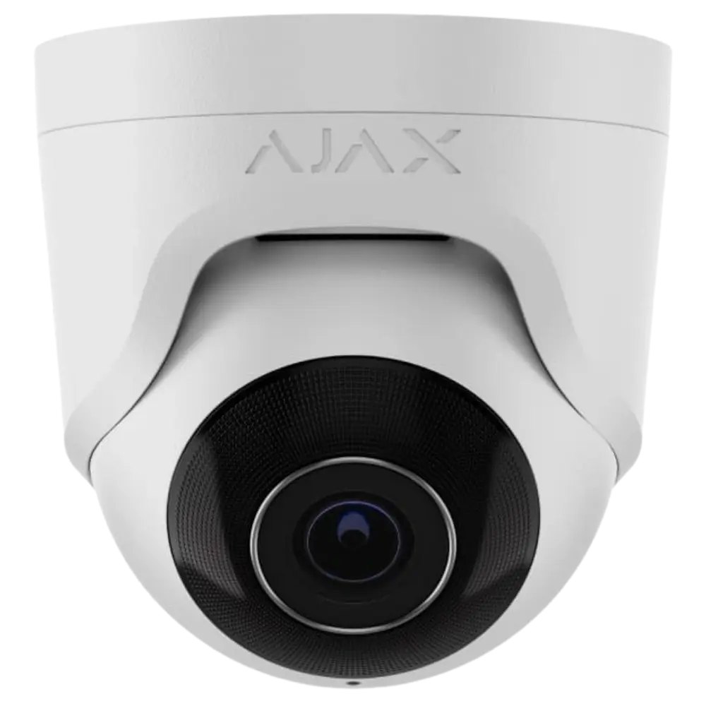Ajax TurretCam — IP კამერა, 5 მპ, 2.8 მმ, თეთრი