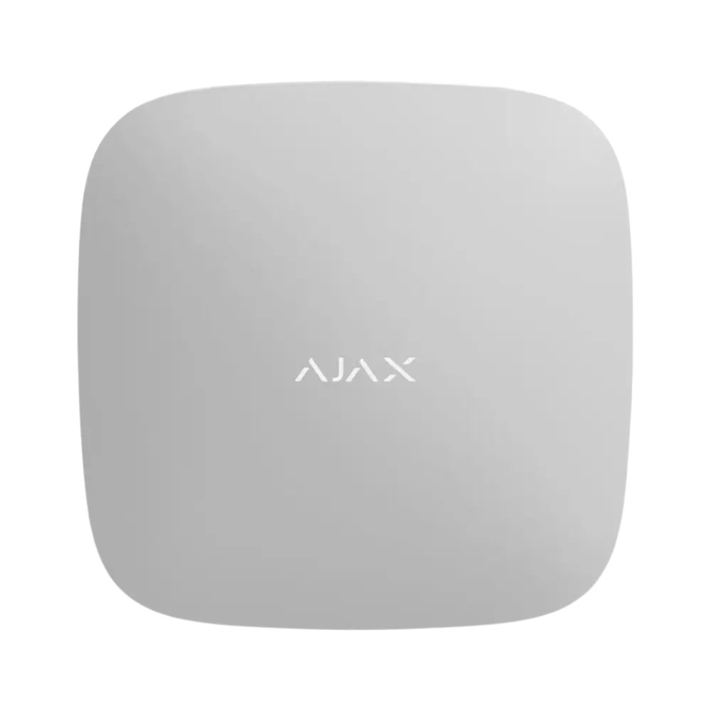 Ajax Hub (2G) Jeweller — სიგნალიზაციის ჰაბი, Ethernet + GSM, თეთრი