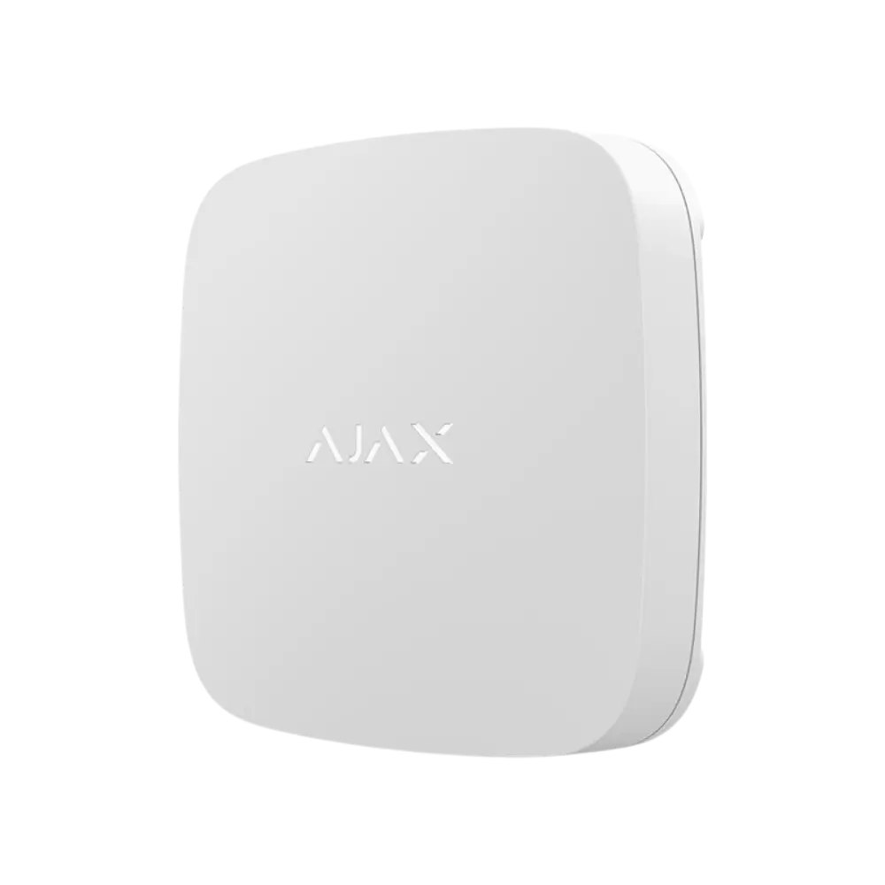 Ajax LifeQuality Jeweller — უსადენო ჰაერის ხარისხის სენსორი (CO₂, ტემპერატურა, ტენიანობა), თეთრი
