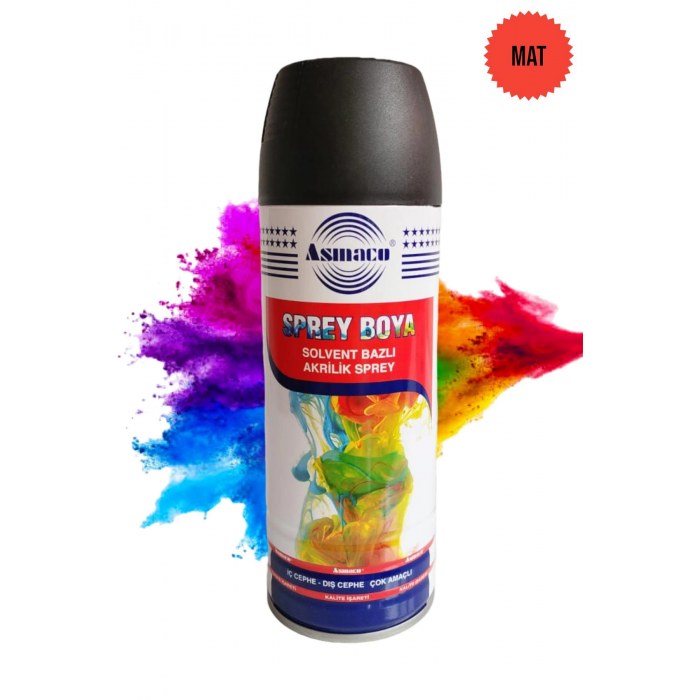 Asmaco spray paint (20) matt black