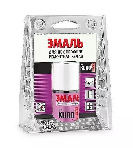 ემალი პვხ პროფილისთვის თეთრი ფუნჯით (15 მლ)KU-7K6101