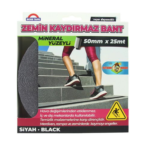 უსხლეტი წებოვანი ლენტი კიბეებისთვის; 50მმ X 25მ