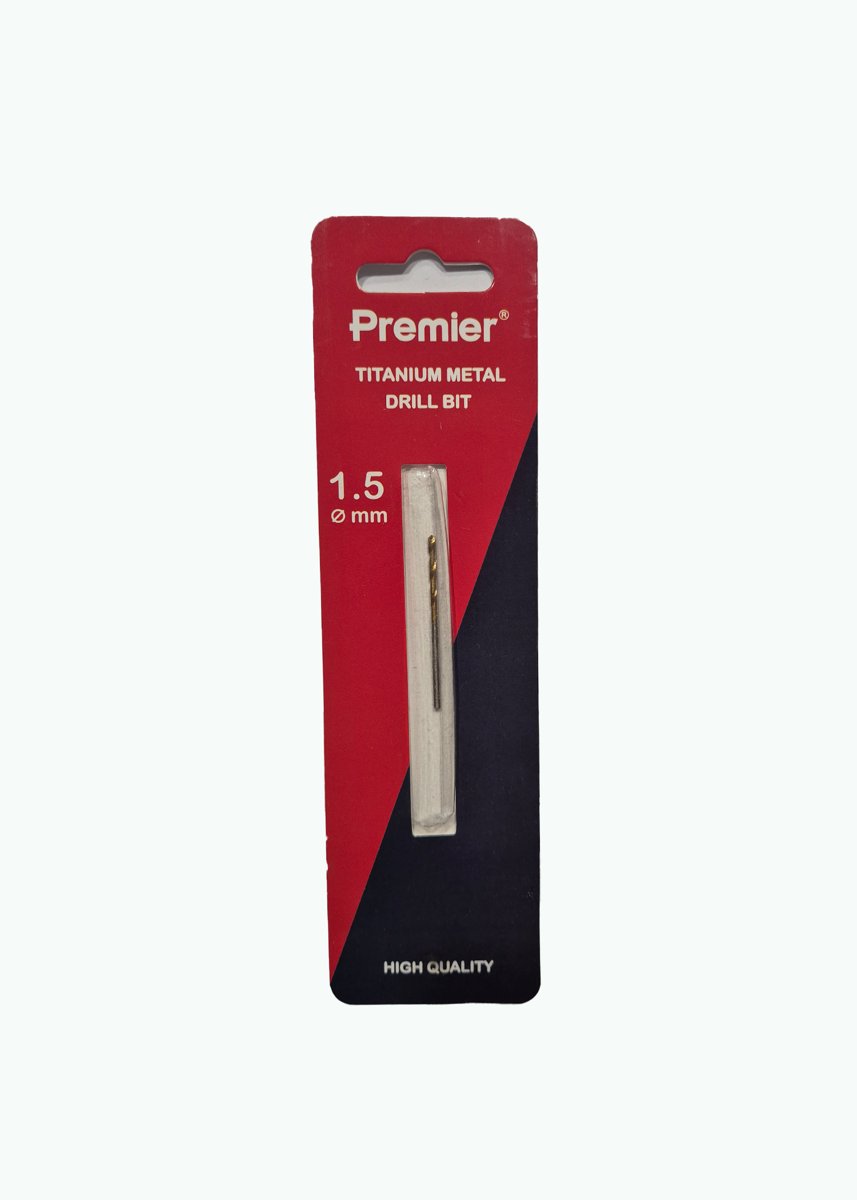 Premier-ის ლითონის ტიტანიზირებული ბურღი; 1.5მმ