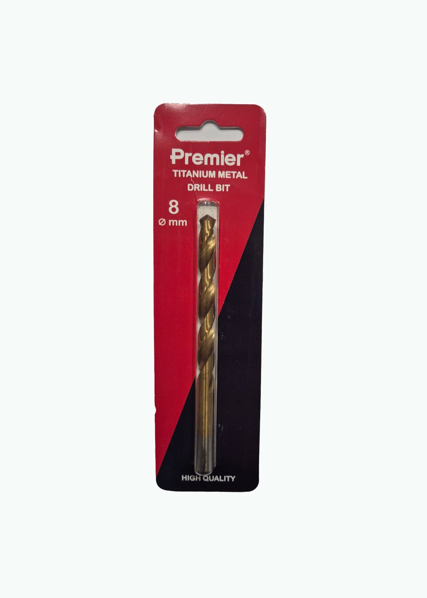 Premier-ის ლითონის ტიტანიზირებული ბურღი; 8მმ
