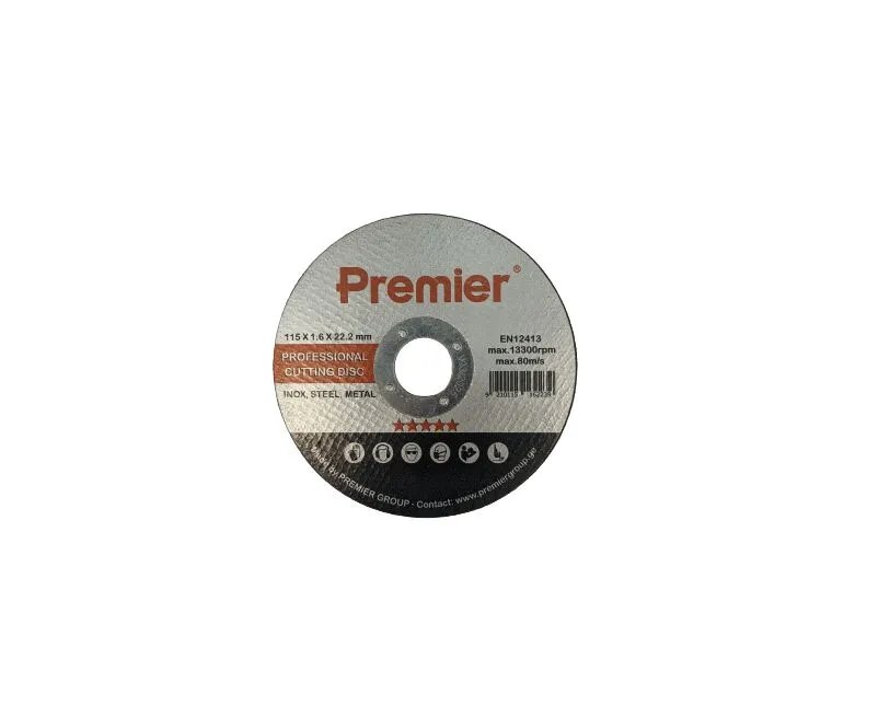 Premier ლითონის საჭრელი დისკი; 115×1.6×22 მმ