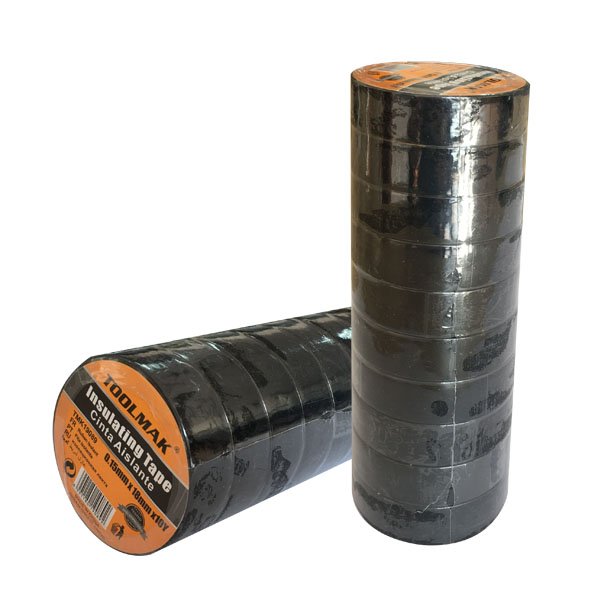 Изолента чёрная 20 м Toolmak TMK19090