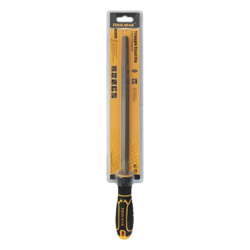 Напильник трёхгранный Toolmak 10" 250 мм