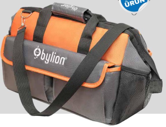 Bylion сумка для инструментов 12" Toolbox Textile, серо-оранжевая