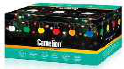 Camelion DSL-002 გირლანდა, 5 მ, 10 E27 ბუდე, კვების წყაროთი, IP54