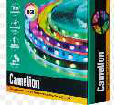 Camelion DSL-006 ლედ ლენტი, 20 მ, RGB, Bluetooth, პულტით
