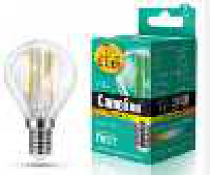 Camelion ფილამენტის ლედ ნათურა LED7-G45-FL/830/E14, 7 ვატი, E14, თბილი ნათება 3000K, 715 ლუმენი