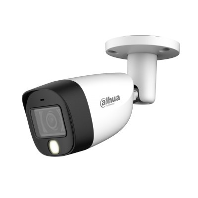 Dahua HAC-HFW1200CM-IL-A — HDCVI ცილინდრული კამერა, 2 მპ, Smart Dual Light, 20 მ