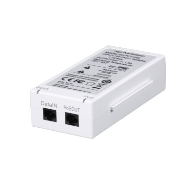 Dahua PFT1200 — Hi-PoE ინჟექტორი, 60 W, 1 Gbit