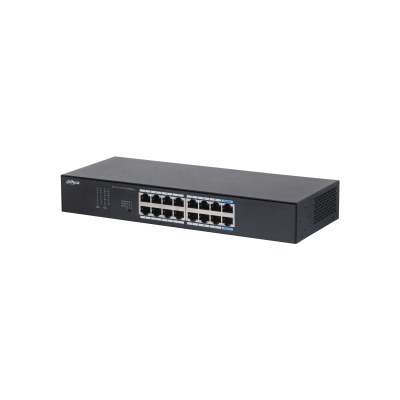 Dahua S3016-16GT — კომუტატორი, 16 გიგაბიტიანი პორტი, არამართვადი