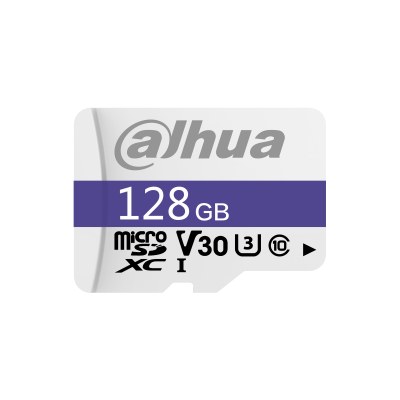 Dahua TF-C100/128GB — microSD მეხსიერების ბარათი 128 GB, C10/U3/V30, 95 MB/s
