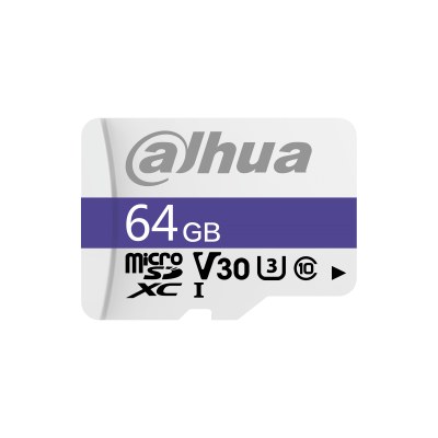 Dahua TF-C100/64GB — microSD მეხსიერების ბარათი 64 GB, C10/U3/V30, 95 MB/s