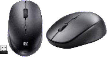 უსადენო ოპტიკური მაუსი Defender Auris MB-027, შავი, 4D, ჩუმი, 800–1600 dpi
