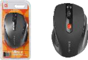 უსადენო ოპტიკური მაუსი Defender Ultra MM-315, შავი, 6D, 800–1600 dpi