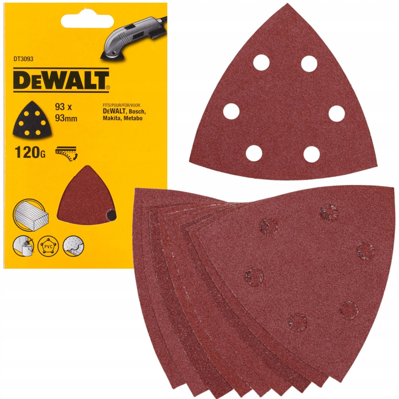 სახეხი ქაღალდი 120 G DT3093