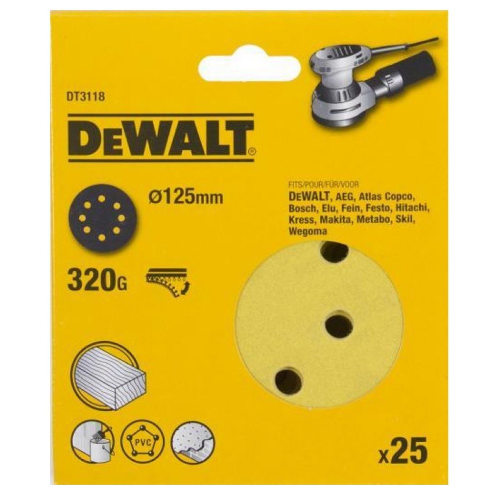 სახეხი ქაღალდი 320 G DT3108