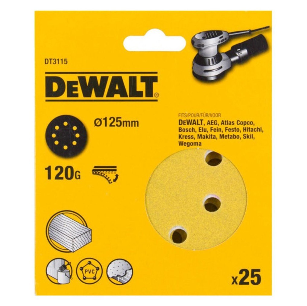 სახეხი ქაღალდი 120 G DT3115