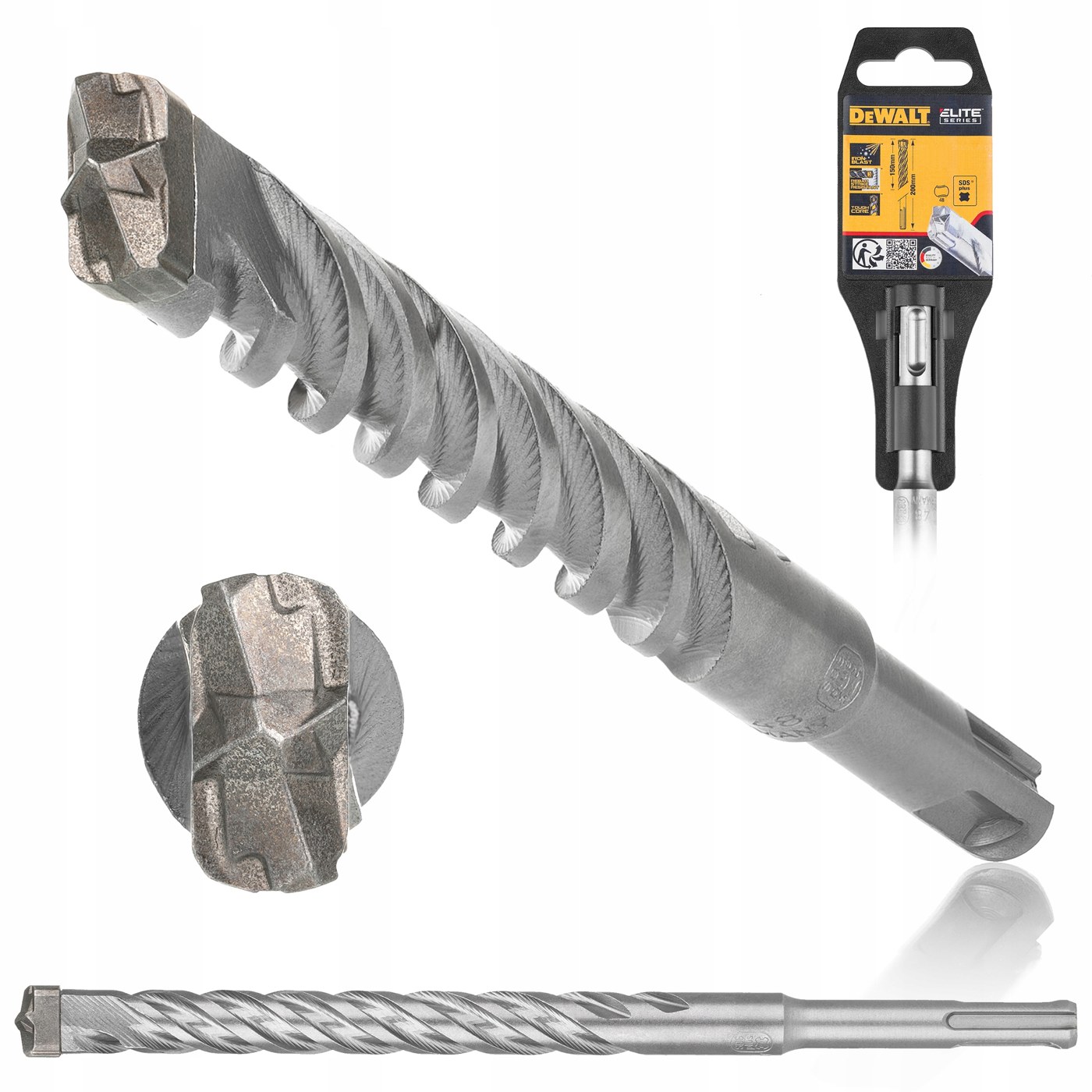 რკინა ბეტონის საბურღი თავაკი 5 მმ SDS Plus DT8907