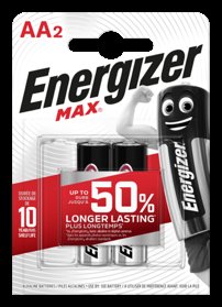 Energizer Max AAA, блистер 2 шт
