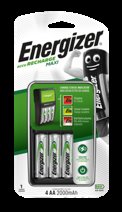Energizer Universal Charger for D / C / AA / AAA / 9V; LCD, auto off; charging times AA 2400mAh - 5h, AAA 800mAh - 4h, C 2500mAh - 4h, D 2500mAh - 4h, 9V 175mAh - 11h