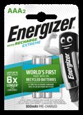 Energizer Extreme AAA 800mAh precharged, 2-pack blister