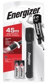 Energizer X-Focus LED 2AA (included): 50 lumens, 45-hour runtime