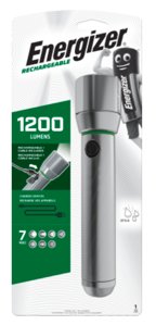 Energizer Rechargebale Torch, 1200 lumens, 8-hour runtime, 7 modes